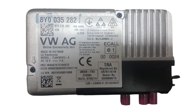 Ograniczona ilość AUDI A3 8Y STEROWNIK USŁUG ONLINE 8Y0035282