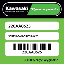 Ostatnie sztuki SCREW-PAN-CROSS,6X25