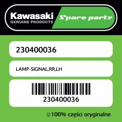 LAMP-SIGNAL,RR,LH Łatwy zwrot