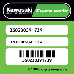 FENDER-REAR,M.F.S.BLA Zniżka