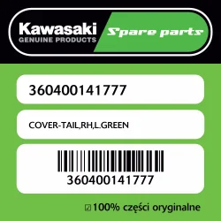 COVER-TAIL,RH,L.GREEN Darmowa dostawa