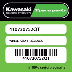 Sprawdź teraz WHEEL-ASSY,FR,G.BLACK