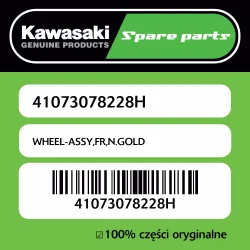 Ekspresowa dostawa WHEEL-ASSY,FR,N.GOLD