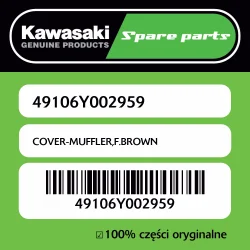 Do wyczerpania zapasów COVER-MUFFLER,F.BROWN