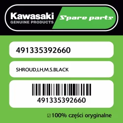 SHROUD,LH,M.S.BLACK Rabat