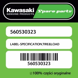 LABEL-SPECIFICATION,TIRE&LOAD Tylko dziś
