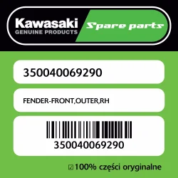 Nie przegap FENDER-FRONT,OUTER,RH