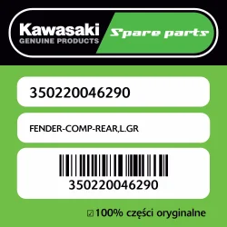 Nowy FENDER-COMP-REAR,L.GR