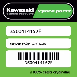 FENDER-FRONT,CNT,L.GR Wysoka jakość