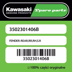 Zniżka FENDER-REAR,RR,RH,S.R