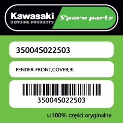 FENDER-FRONT,COVER,BL Łatwy zwrot