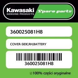 COVER-SIDE,RH,BATTERY Hit cenowy