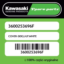 COVER-SIDE,LH,P.WHITE Rabat