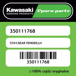 Dostępne od ręki STAY,REAR FENDER,LH