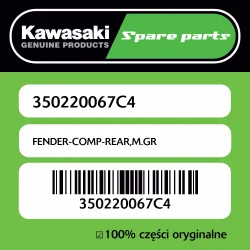 Rabat FENDER-COMP-REAR,M.GR