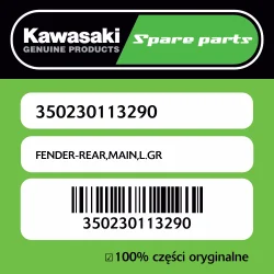 FENDER-REAR,MAIN,L.GR Darmowa dostawa