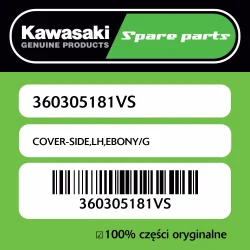 COVER-SIDE,LH,EBONY/G Tylko do końca tygodnia
