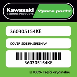 COVER-SIDE,RH,GREEN/W Premium