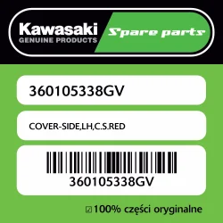 COVER-SIDE,LH,C.S.RED Rabat