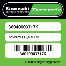 COVER-TAIL,LH,M.BLACK Nowość