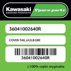 Rabat COVER-TAIL,LH,G.B.GRE