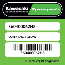 Nowy COVER-TAIL,RH,EBONY