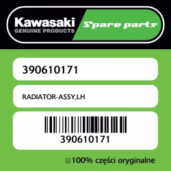 Rabat Chłodnica lewa strona Kawasaki