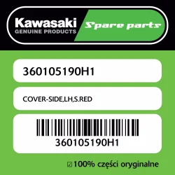 COVER-SIDE,LH,S.RED Zniżka