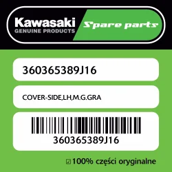 Do wyczerpania zapasów COVER-SIDE,LH,M.G.GRA