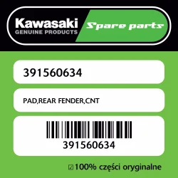 PAD,REAR FENDER,CNT Nie przegap