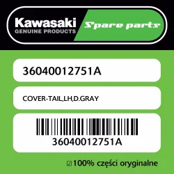 COVER-TAIL,LH,D.GRAY Bezpieczne zakupy