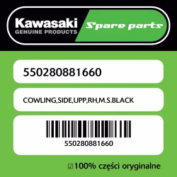 Owiewka boczna górna prawa M.S.BLACK Kawasaki Oferta