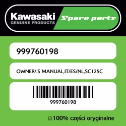 OWNER'S MANUAL,IT/ES/NL,SC125C Promocja