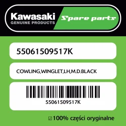 COWLING,WINGLET,LH,M.D.BLACK Okazja