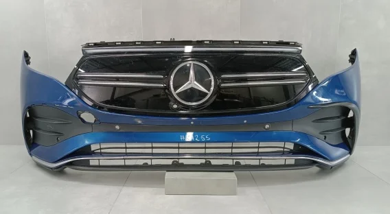 Łatwy zwrot Zderzak przód przedni MERCEDES EQA W243 AMG 21- / + LED + ślizgi