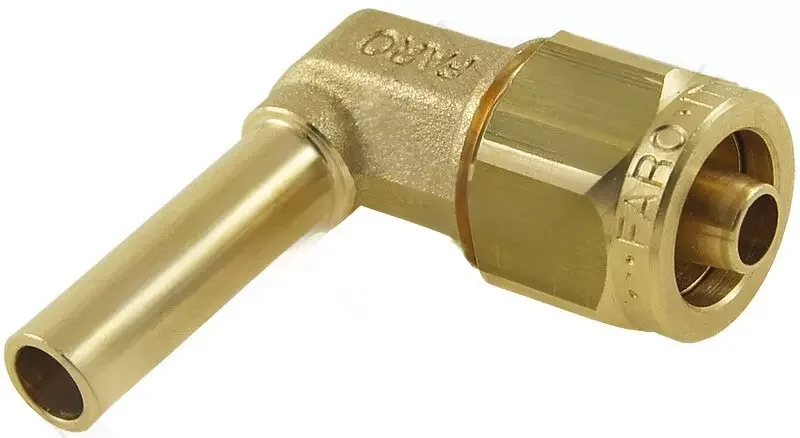 Nowy ZŁĄCZKA KĄTOWA PRZEWODU PCV FARO 8 mm