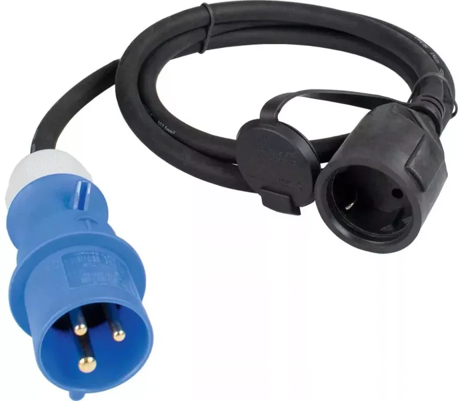 Wysoka jakość PRZYŁĄCZE CEE 1,5 m 230V-CEE PROSTE MĘSKIE ADAPTER