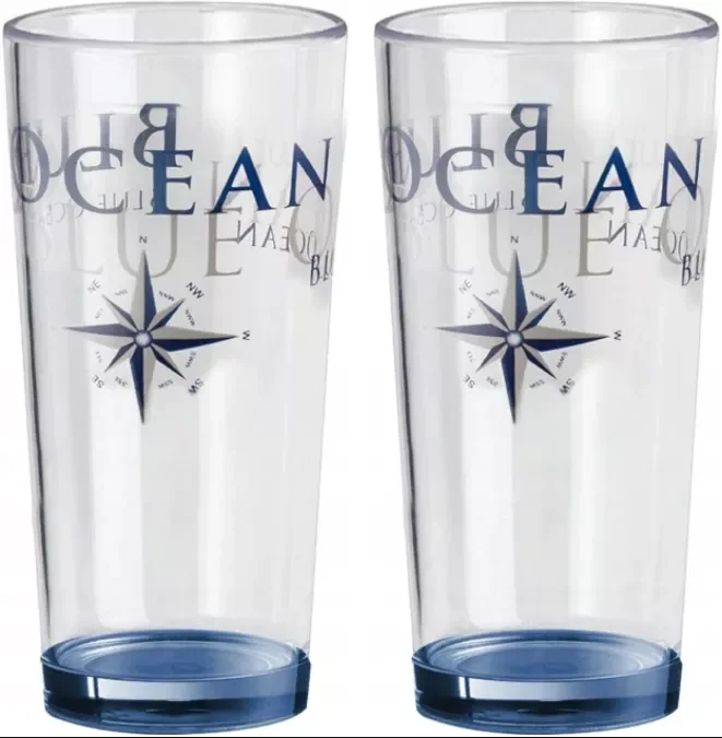 SZKLANKA BRUNNER BLUE OCEAN FESTA 400 ml 2 szt. Premium