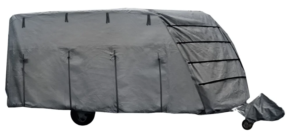 Hit sprzedaży POKROWIEC NA PRZYCZEPĘ 400-450 cm ZIMOWY BRUNNER CARAVAN COVER WINTER PROTECTION