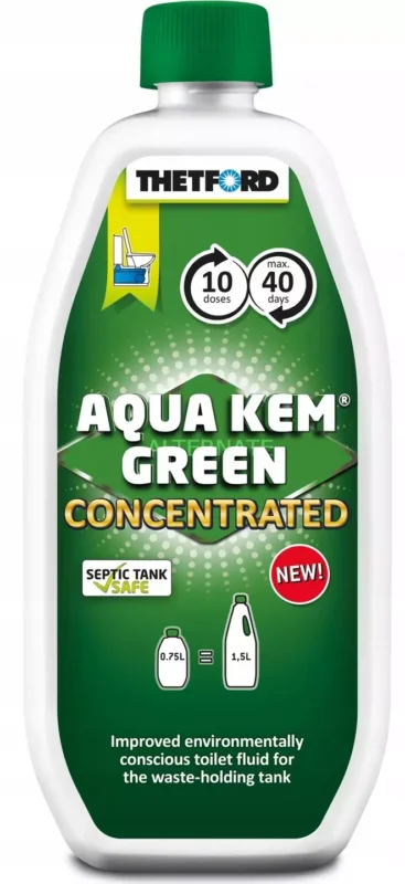 Obniżka ceny PŁYN THETFORD AQUA KEM GREEN KONCENTRAT 750 ml