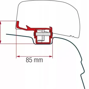 ADAPTER MARKIZY FIAMMA F40 VW T5/6 DACHOWY Nie przegap