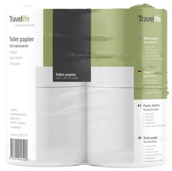 Nie przegap PAPIER TOALETOWY TRAVELLIFE 4 szt.