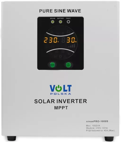 Tylko do końca tygodnia PRZETWORNICA SINUS PRO 1000S 12V +MPPT 30A